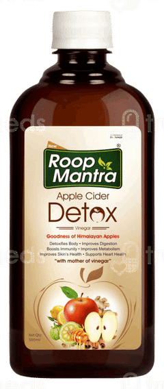Roop Mantra Detox Apple Cider Vinegar 500Ml Roop Mantra Detox Apple Cider Vinegar 500Ml