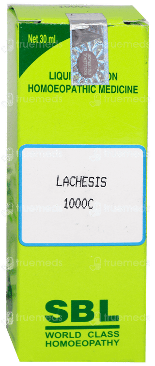 Sbl Lachesis 1000c Dilution 30ml