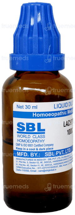 Sbl Lachesis 1000c Dilution 30ml