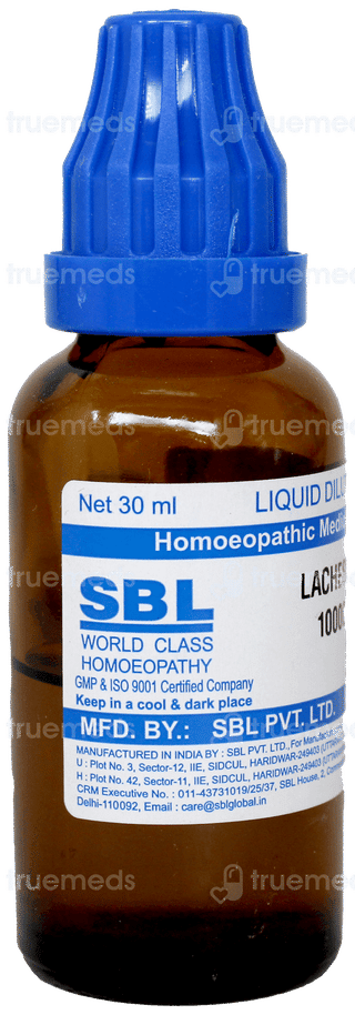 Sbl Lachesis 1000c Dilution 30ml