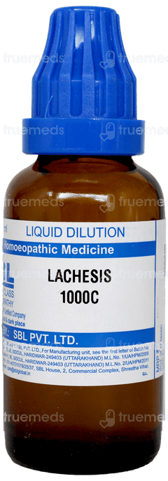 Sbl Lachesis 1000c Dilution 30ml
