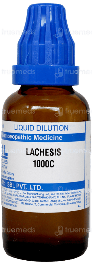 Sbl Lachesis 1000c Dilution 30ml