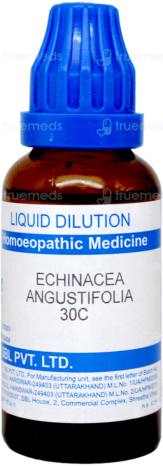 Sbl Echinacea Angustifolia 30C Dilution 30Ml