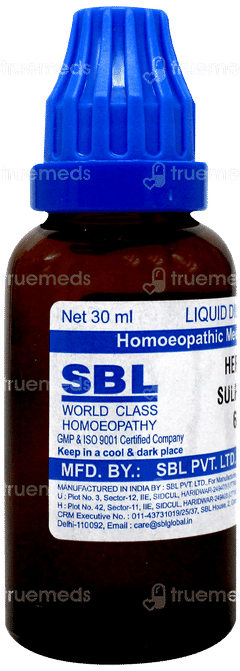 Sbl Hepar Sulphur 6c Dilution 30ml