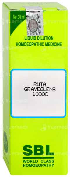Sbl Ruta Graveolens 1000c Dilution 30ml