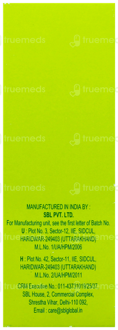 Sbl Acidum Picricum 30c Dilution 30ml