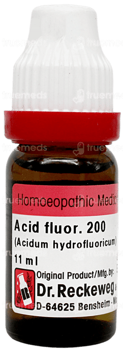 Dr Reckeweg Acid Fluor 200 Dilution 11ml Dr Reckeweg Acid Fluor 200 Dilution 11ml
