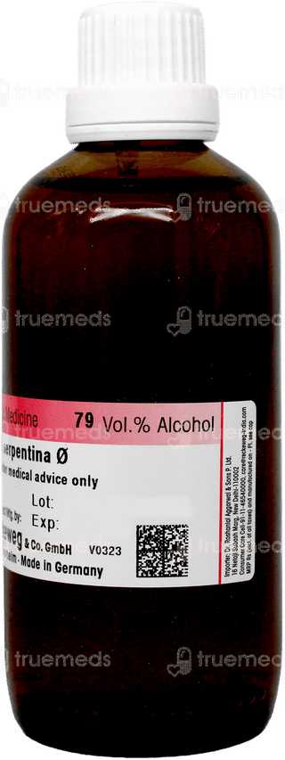 Dr Reckeweg Rauwolfia Serpentina Q Mother Tincture 100Ml