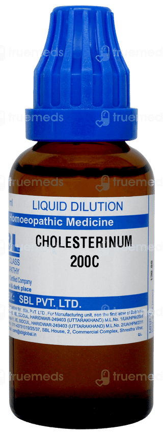 Sbl Cholesterinum 200c Dilution 30ml