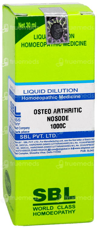 SBL OSTEO ARTHRITIC NOSODE 1000C DILUTION 30ML