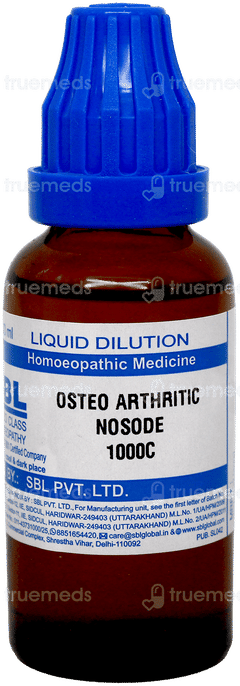 SBL OSTEO ARTHRITIC NOSODE 1000C DILUTION 30ML
