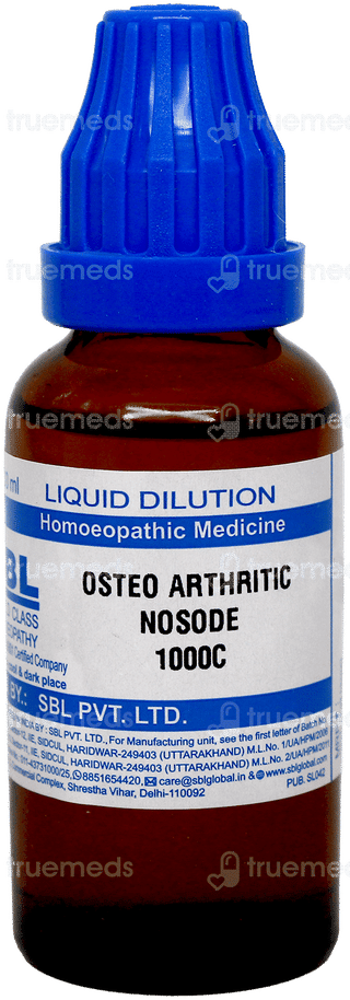 SBL OSTEO ARTHRITIC NOSODE 1000C DILUTION 30ML