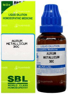 Sbl Aurum Metallicum 30c Dilution 30ml
