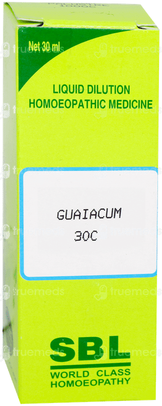 Sbl Guaiacum 30c Dilution 30ml