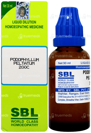 Sbl Podophyllum Peltatum 200c Dilution 30ml