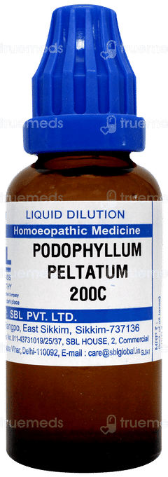 Sbl Podophyllum Peltatum 200c Dilution 30ml