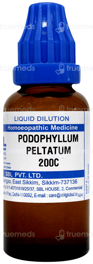 Sbl Podophyllum Peltatum 200c Dilution 30ml
