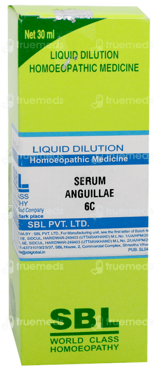 Sbl Serum Anguillae 6c Dilution 30ml