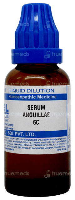 Sbl Serum Anguillae 6c Dilution 30ml