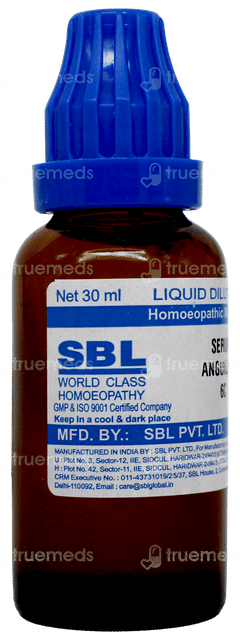 Sbl Serum Anguillae 6c Dilution 30ml