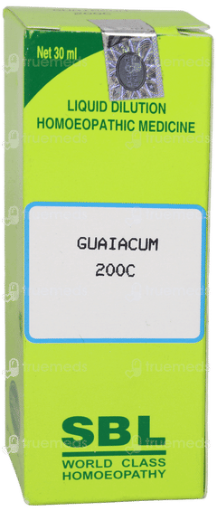 Sbl Guaiacum 200c Dilution 30ml Sbl Guaiacum 200c Dilution 30ml