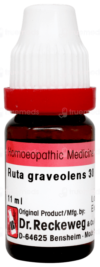 Dr Reckeweg Ruta Graveolens 30 Dilution 11ml