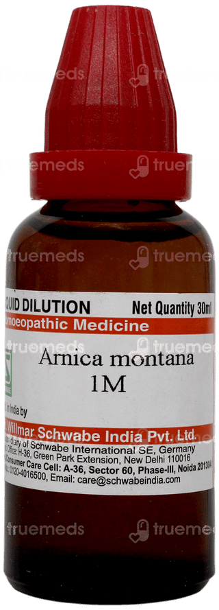 Dr Willmar Schwabe Arnica Montana 1m Dilution 30ml
