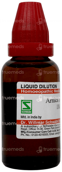 Dr Willmar Schwabe Arnica Montana 1m Dilution 30ml