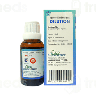 Ldd Bioscience Gentiana Lutea 30Ch Dilution 30Ml