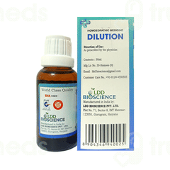 Ldd Bioscience Gentiana Lutea 1000ch Dilution 30ml