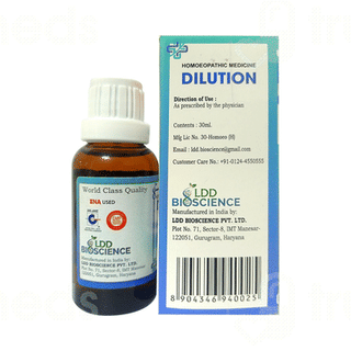 Ldd Bioscience Nuphar Luteum 1M 1000Ch Dilution 30Ml