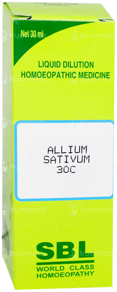 Sbl Allium Sativum 30c Dilution 30ml