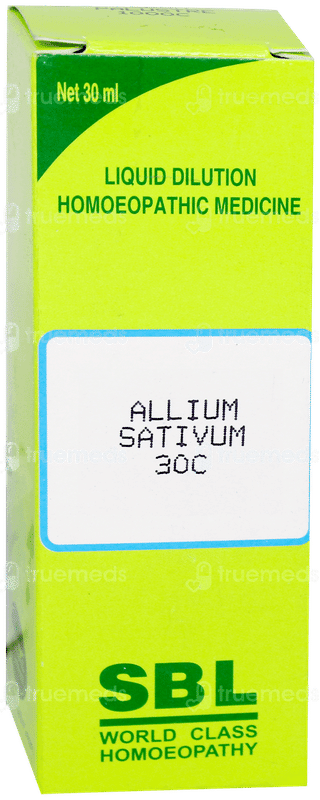 Sbl Allium Sativum 30c Dilution 30ml