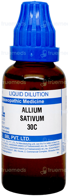Sbl Allium Sativum 30c Dilution 30ml