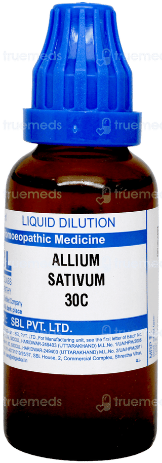 Sbl Allium Sativum 30c Dilution 30ml