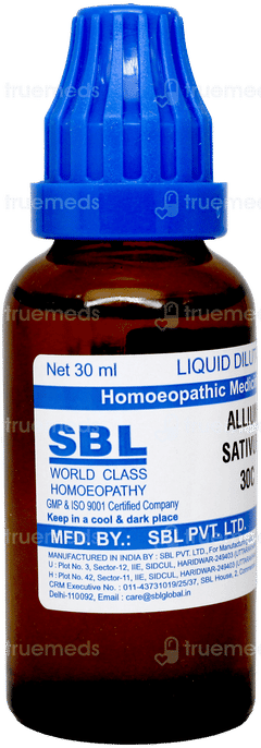 Sbl Allium Sativum 30c Dilution 30ml