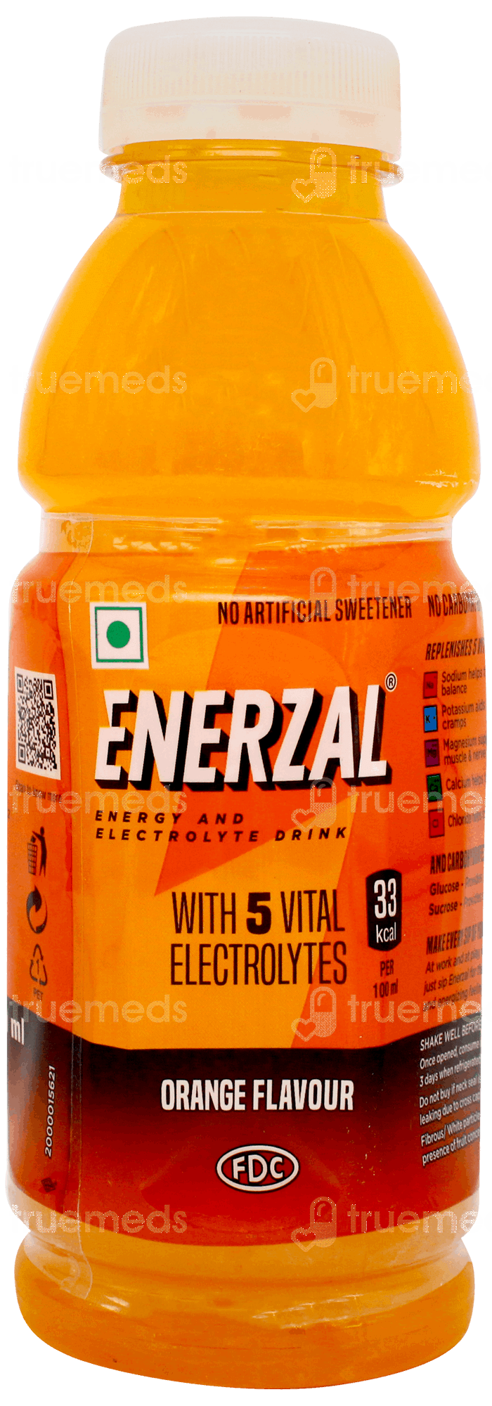Enerzal Orange Flavour Electrolyte Drink 400Ml