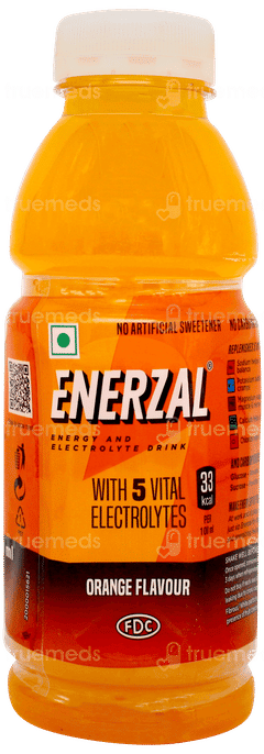 Enerzal Orange Flavour Electrolyte Drink 400ml