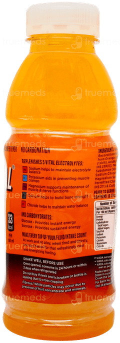 Enerzal Orange Flavour Electrolyte Drink 400ml