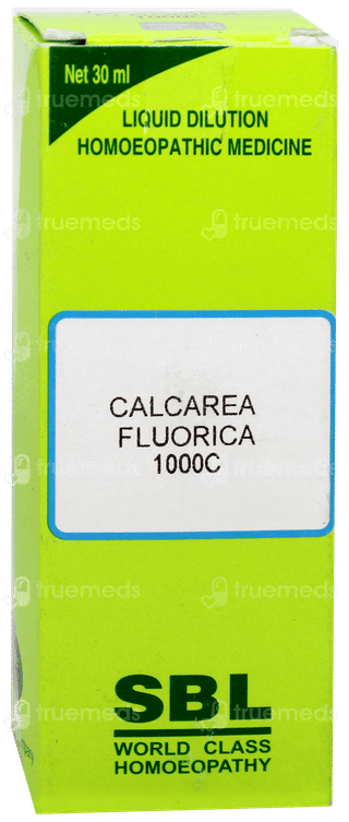 Sbl Calcarea Fluorica 1000c Dilution 30ml
