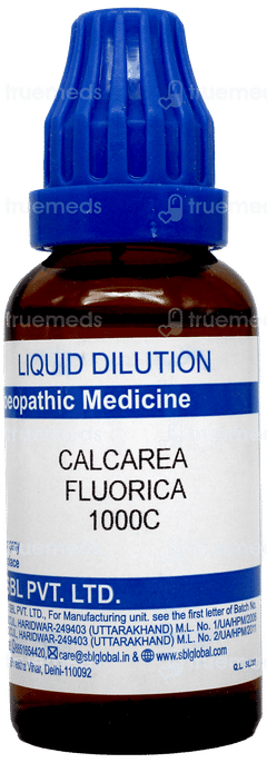 Sbl Calcarea Fluorica 1000c Dilution 30ml