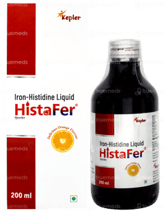 Histafer Orange Flavour Liquid 200ml