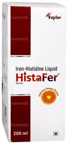 Histafer Orange Flavour Liquid 200ml