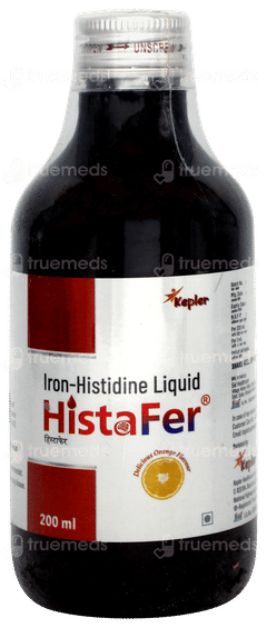 Histafer Orange Flavour Liquid 200ml