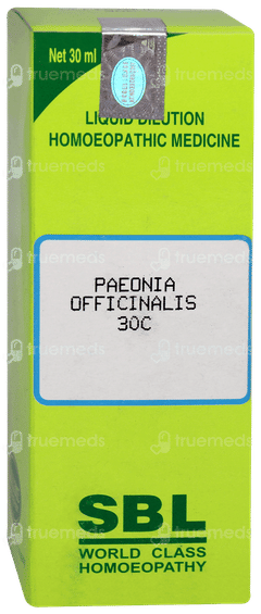 Sbl Paeonia Officinalis 30c Dilution 30ml Sbl Paeonia Officinalis 30c Dilution 30ml