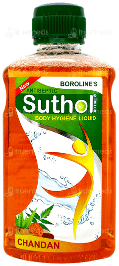 Borolines Suthol Active New Chandan Body Hygiene Antisepctic Liquid 200ml Borolines Suthol Active New Chandan Body Hygiene Antisepctic Liquid 200ml