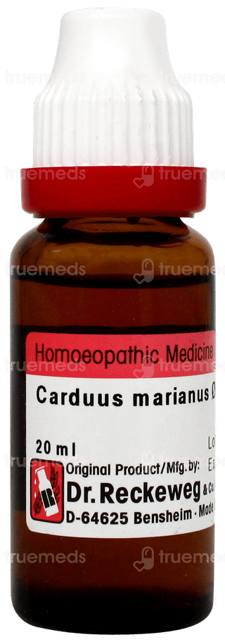 Dr Reckeweg Carduus Marianus Q Mother Tincture 20ml