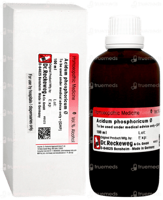 Dr Reckeweg Acidum Phosphoricum Q Mother Tincture 100ml