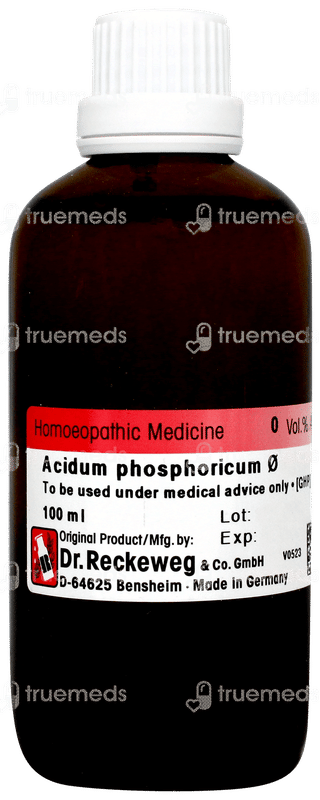 Dr Reckeweg Acidum Phosphoricum Q Mother Tincture 100ml