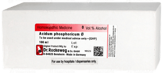 Dr Reckeweg Acidum Phosphoricum Q Mother Tincture 100ml